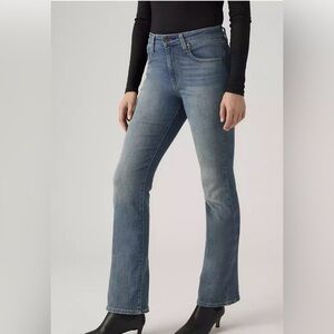 Levi's 725 High Rise Bootcut Jeans Women's W28 L32 Stretch Denim